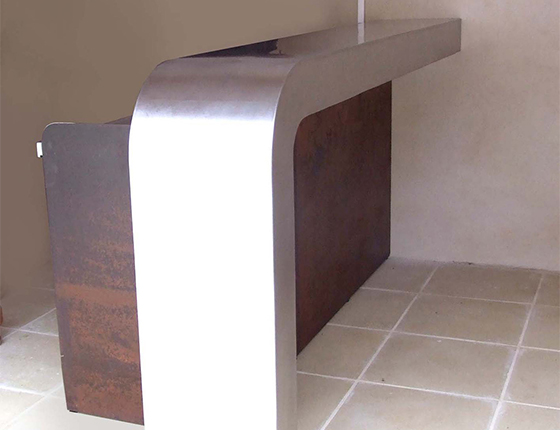 Bar Corten VS Inox