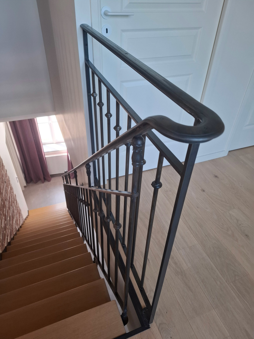 Marches en chêne massif réalisées par Antoine Costantini, menuisier ébéniste