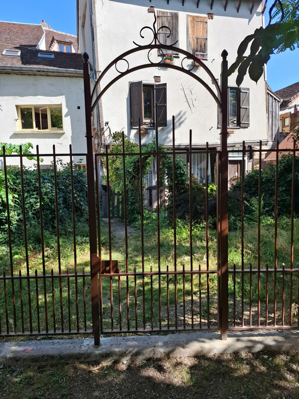 Détail du dessin original de la clôture en acier thermolaqué – Troyes