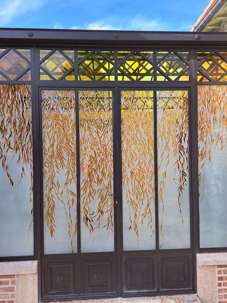 Installation de verrière sur mesure acier