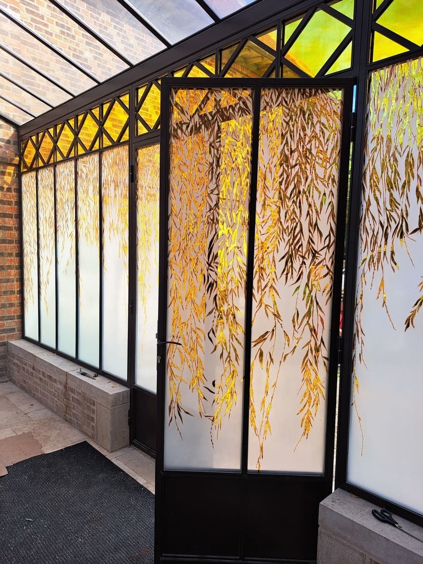 Installation de verrière sur mesure acier