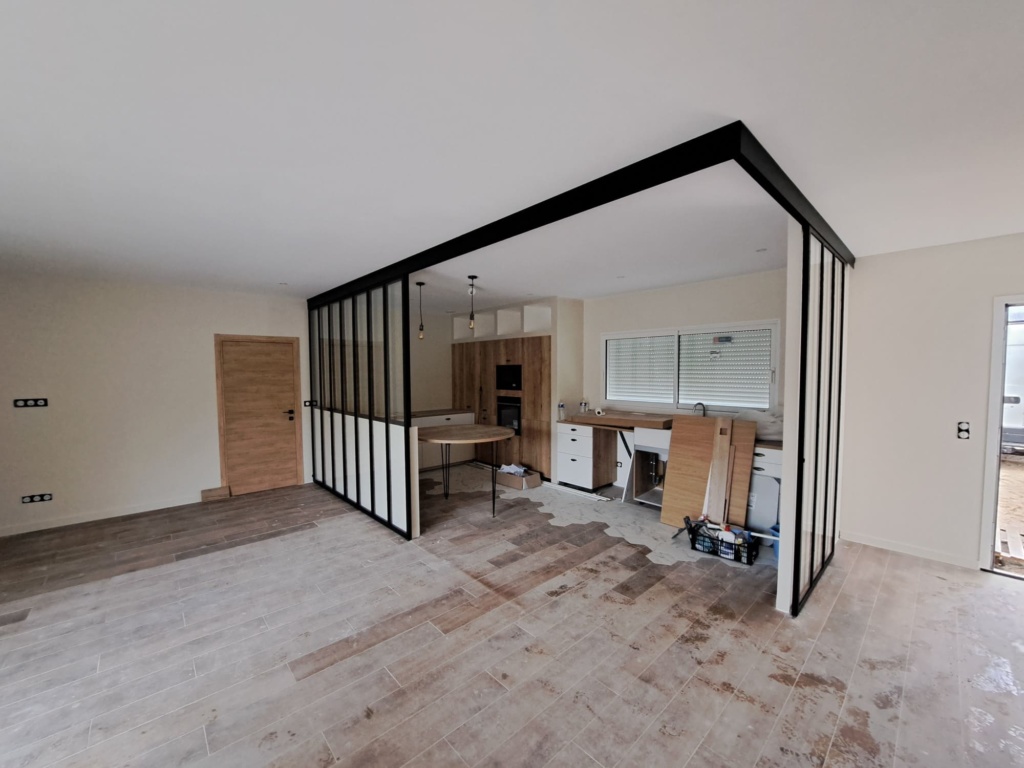 Verrière permettant l’ouverture totale entre deux espaces