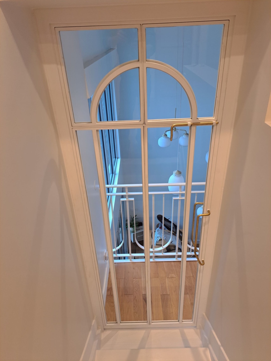 Porte design en acier thermolaqué