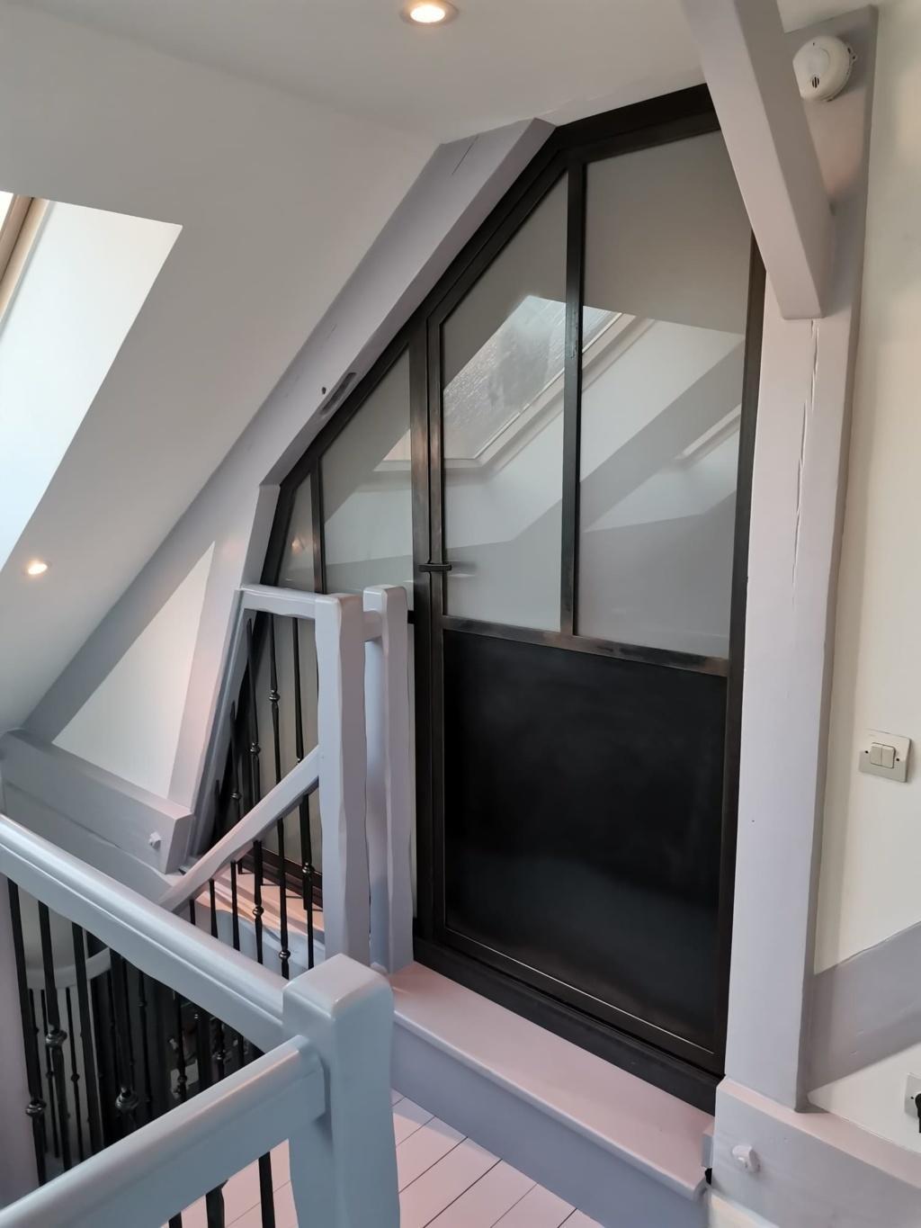 Verrière design en acier thermolaqué